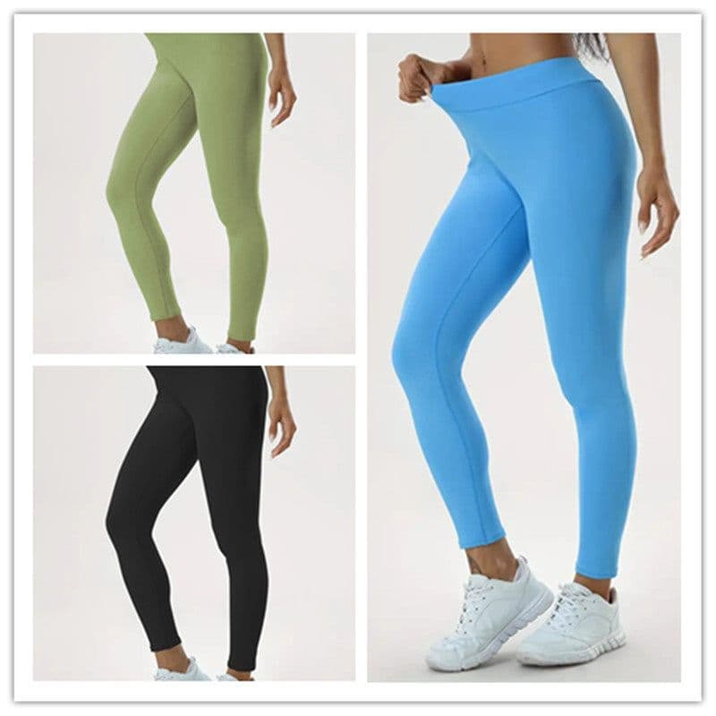 image-Women's Yoga Pants High Waist Lift High Elastic Tight Fitness Trousers