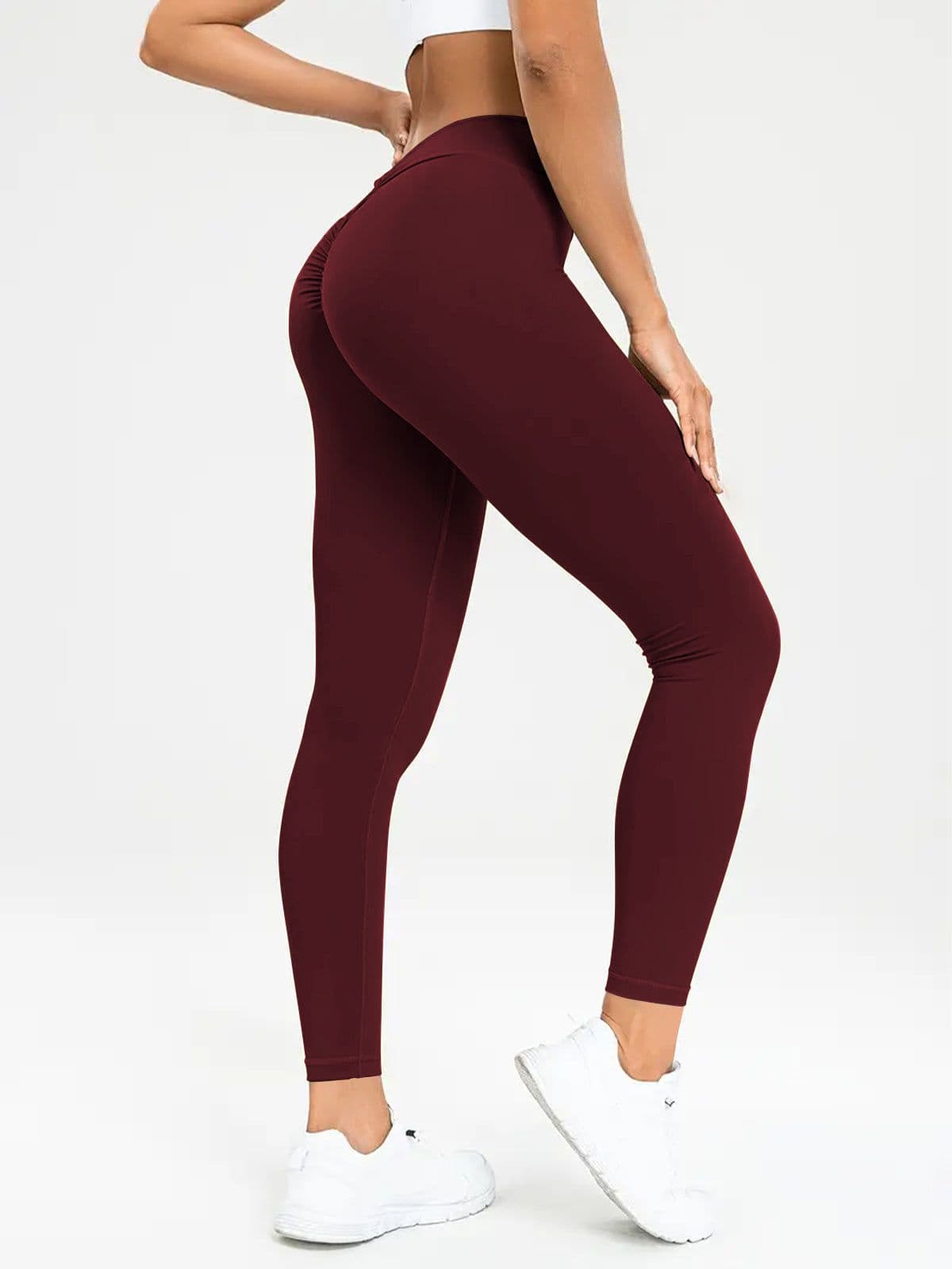 image-Women's Yoga Pants High Waist Lift High Elastic Tight Fitness Trousers