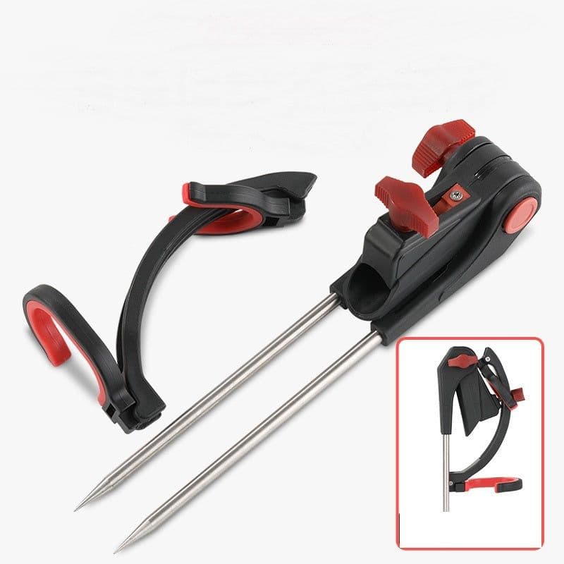 image-360 Degree Adjustable Fishing Pole Holder Universal Fishing Foldable Bracket Sea Lake Fish Rod Rack Stand Fishing Accessories