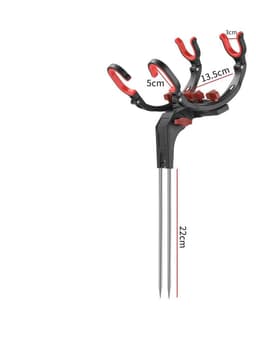 image-360 Degree Adjustable Fishing Pole Holder Universal Fishing Foldable Bracket Sea Lake Fish Rod Rack Stand Fishing Accessories