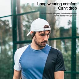 image-New Wireless Bluetooth Headset Fast Pairing MP3 Player in-Ear Headphones Earphones with USB Cable for Outdoor Sports