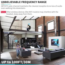 image-TV Wireless Headphones On-ear Bass Headphones