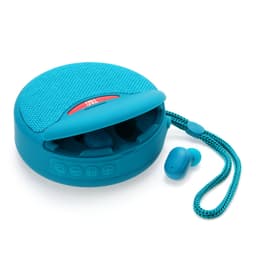 image-Outdoor Portable Headset Bluetooth Speaker Integrated Wireless 3D Stereo Subwoofer Music Speaker Support TF Card FM Radio