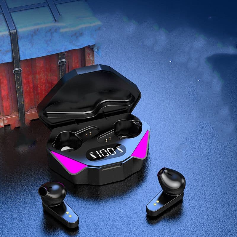 image-Wireless Gaming Headphones No Delay Noise Reduction Bluetooth Earphones HIFI Sound E-Sport Game Headset With Mic