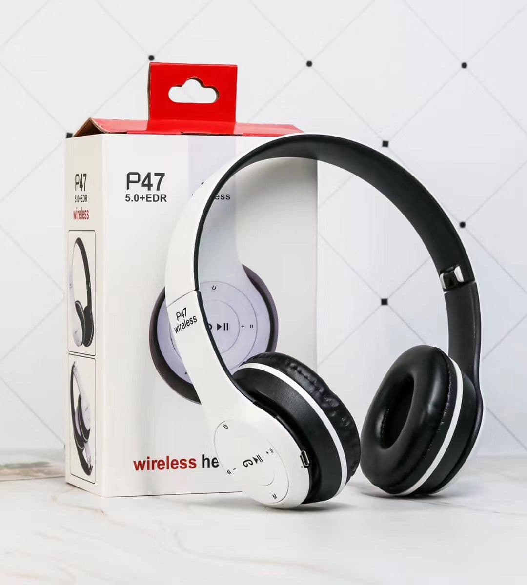 image-Wireless Headset Foldable Stereo Bass Bluetooth Headphones Kid Girl Helmet Gift,with Mic USB Bluetooth 5.0 Adaptor For TV Gaming