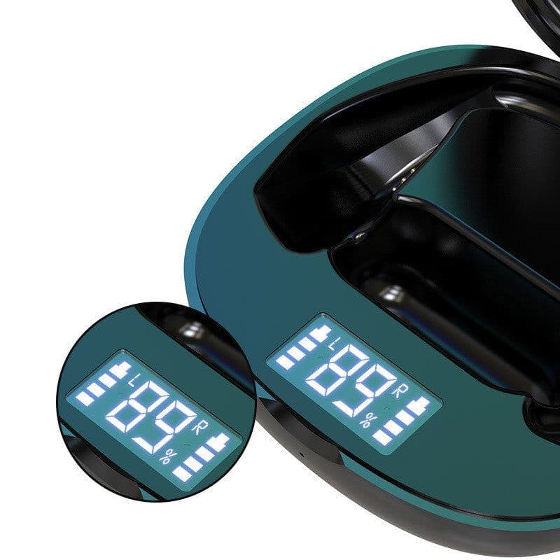 image-T11 Bluetooth Noise Cancelling Digital Display True Wireless Headphones