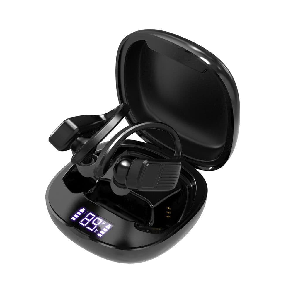 image-T11 Bluetooth Noise Cancelling Digital Display True Wireless Headphones