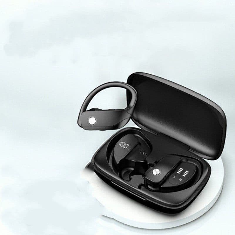 image-T11 Bluetooth Noise Cancelling Digital Display True Wireless Headphones