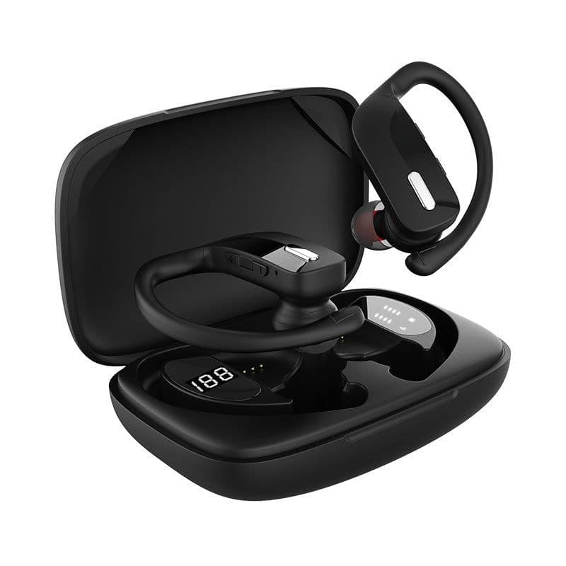 image-T11 Bluetooth Noise Cancelling Digital Display True Wireless Headphones