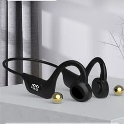 image-Headphones Sports Band Memory Noise Cancelling Display Wireless Power Running