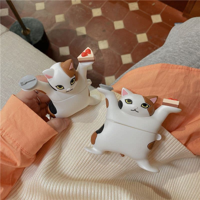 image-Funny Enchanting Cat Bluetooth Wireless Headphones Creative Silicone Case