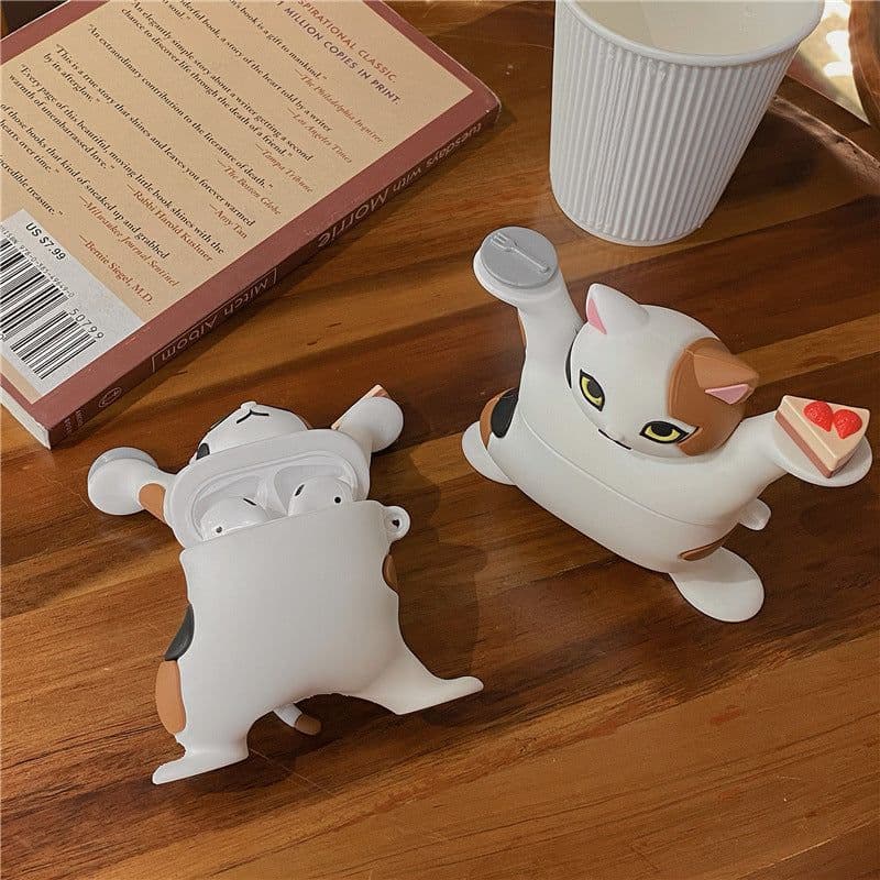 image-Funny Enchanting Cat Bluetooth Wireless Headphones Creative Silicone Case