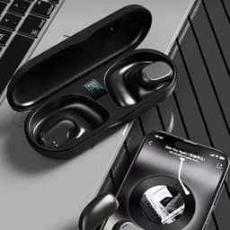 image-Wireless Sports Ultra-long Life Without Ear Digital Display Headphones