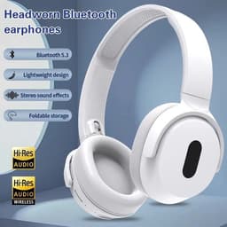 image-Foldable Wireless Headphones Bluetooth Sports Earphones Hifi Stereo Noise Cancelling Headphones With Mic Over Ear Gamer Headsets