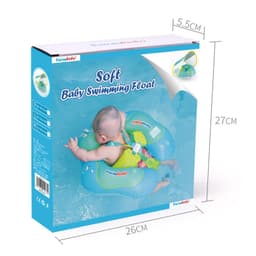 image-Baby Swimming Float With Canopy Inflatable Infant Floating Ring Kids Swim Pool Accessories Circle Bathing Summer Toys