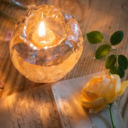 image-Decorative Tabletop Ornaments Glass Romantic Candle Light Cup