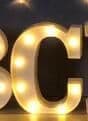image-Luminous LED Letter Number Night Light English Alphabet Number Battery Lamp Romantic Wedding Christmas Party Decoration