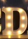 image-Luminous LED Letter Number Night Light English Alphabet Number Battery Lamp Romantic Wedding Christmas Party Decoration
