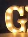 image-Luminous LED Letter Number Night Light English Alphabet Number Battery Lamp Romantic Wedding Christmas Party Decoration