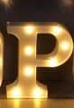image-Luminous LED Letter Number Night Light English Alphabet Number Battery Lamp Romantic Wedding Christmas Party Decoration