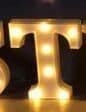 image-Luminous LED Letter Number Night Light English Alphabet Number Battery Lamp Romantic Wedding Christmas Party Decoration