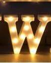 image-Luminous LED Letter Number Night Light English Alphabet Number Battery Lamp Romantic Wedding Christmas Party Decoration