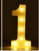 image-Luminous LED Letter Number Night Light English Alphabet Number Battery Lamp Romantic Wedding Christmas Party Decoration