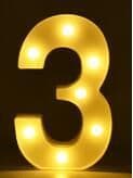 image-Luminous LED Letter Number Night Light English Alphabet Number Battery Lamp Romantic Wedding Christmas Party Decoration