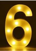 image-Luminous LED Letter Number Night Light English Alphabet Number Battery Lamp Romantic Wedding Christmas Party Decoration