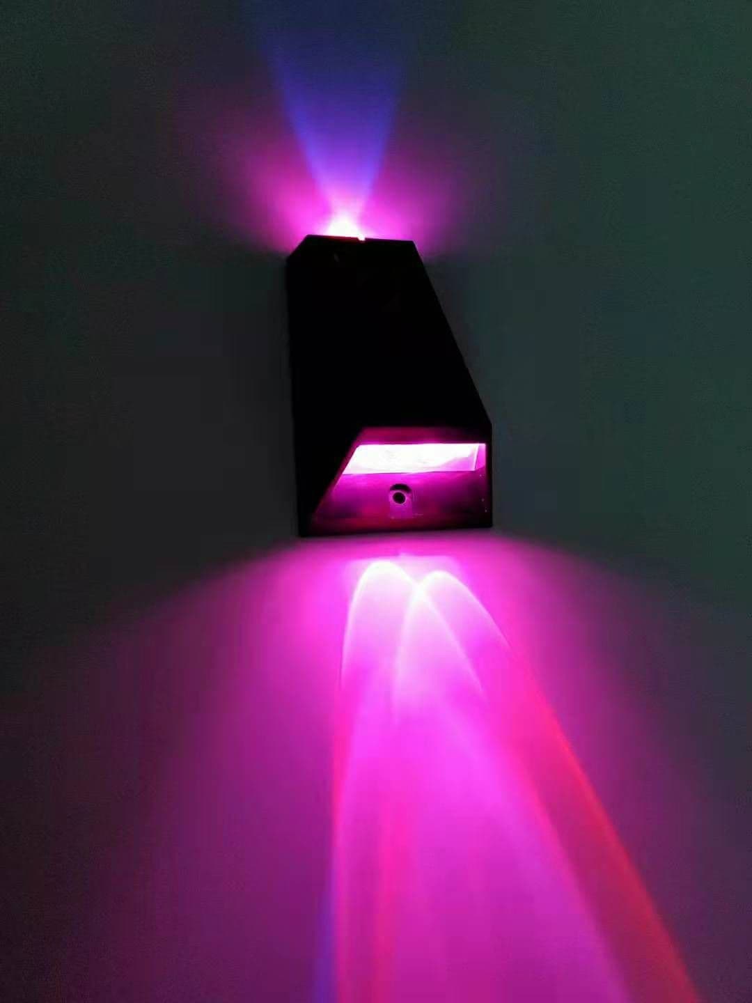 image-Solar Garden Courtyard Household Waterproof Up And Down Glow Outdoor Decoration Wall Lights