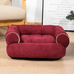 image-Dog Sofa Bed Sleeping Bag Kennel Cat Puppy Sofa Bed Pet House Winter Warm Beds Cushion