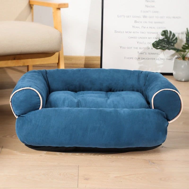 image-Dog Sofa Bed Sleeping Bag Kennel Cat Puppy Sofa Bed Pet House Winter Warm Beds Cushion