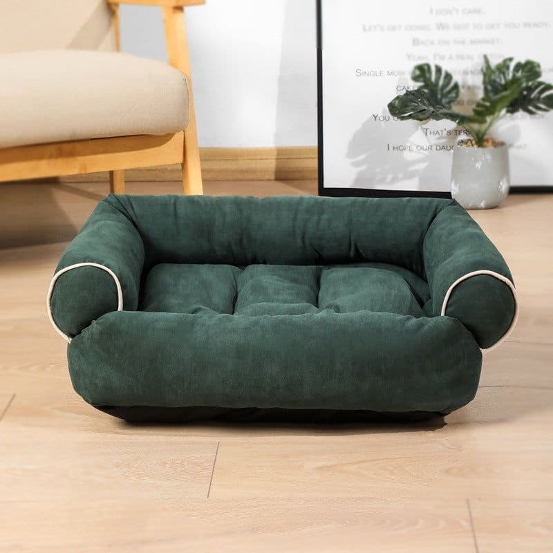 image-Dog Sofa Bed Sleeping Bag Kennel Cat Puppy Sofa Bed Pet House Winter Warm Beds Cushion