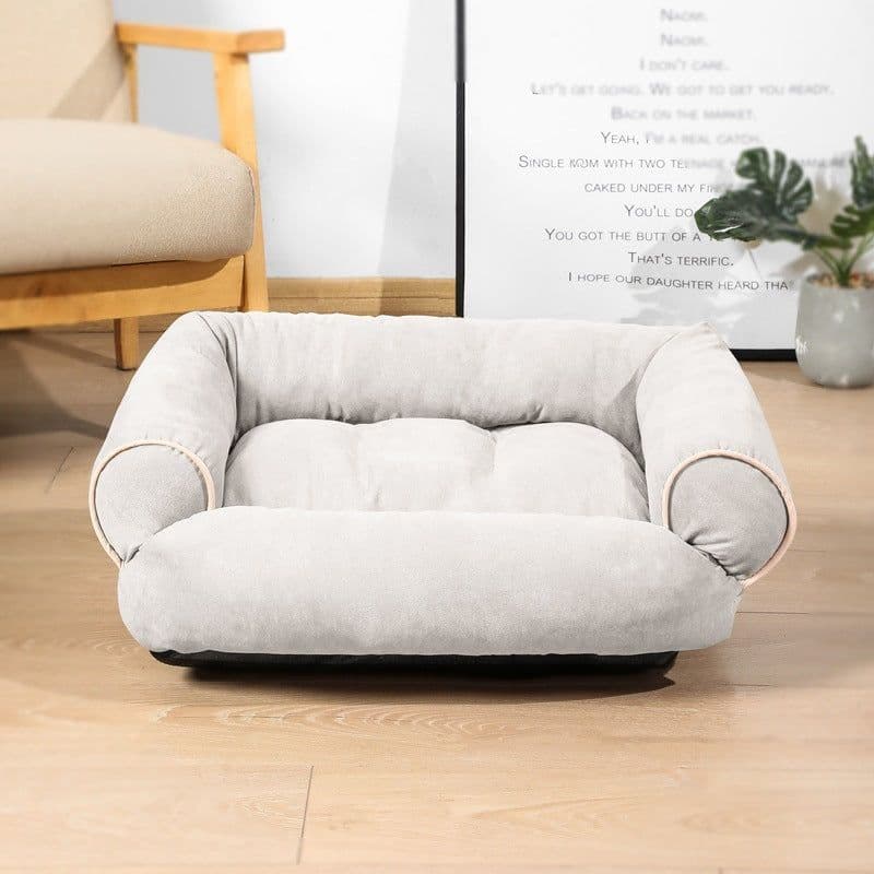 image-Dog Sofa Bed Sleeping Bag Kennel Cat Puppy Sofa Bed Pet House Winter Warm Beds Cushion