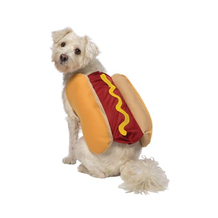 image-Funny Halloween Costumes For Dogs Puppy Pet Clothing Hot Dog Design Dog Clothes Pet Apparel Dressing Up Cat Party Costume Suit