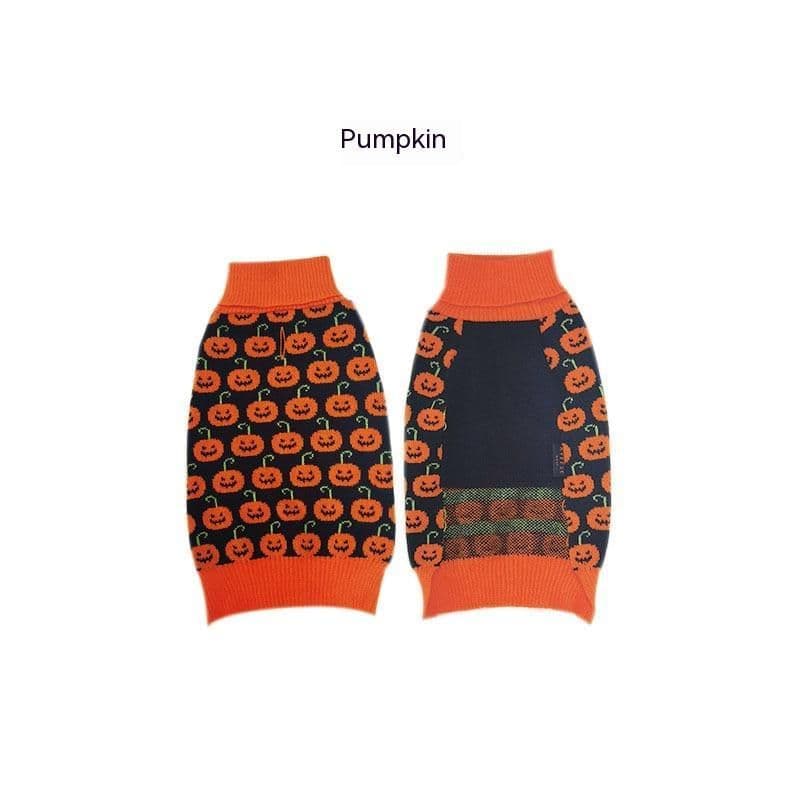 image-Halloween Dog Sweaters Pet Costume Teddy Warm Leisure Sweater Cosplay Clothes For Dogs Pets Outfits