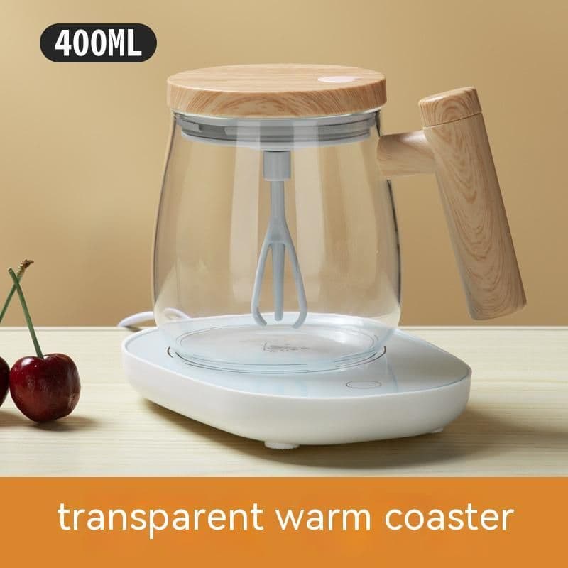 image-400ML Self Stirring Coffee Mug Electric Mixing Glass Coffee CupHigh Speed Fast Automatic Coffee Cup For Gyms Dining Room Kitchen Gadgets