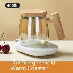image-400ML Self Stirring Coffee Mug Electric Mixing Glass Coffee CupHigh Speed Fast Automatic Coffee Cup For Gyms Dining Room Kitchen Gadgets