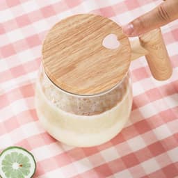 image-400ML Self Stirring Coffee Mug Electric Mixing Glass Coffee CupHigh Speed Fast Automatic Coffee Cup For Gyms Dining Room Kitchen Gadgets
