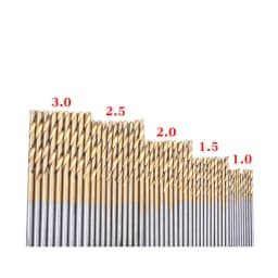 image-Straight Shank Twist Drill Bit Titanium Plated Hole Twist Drill Bit