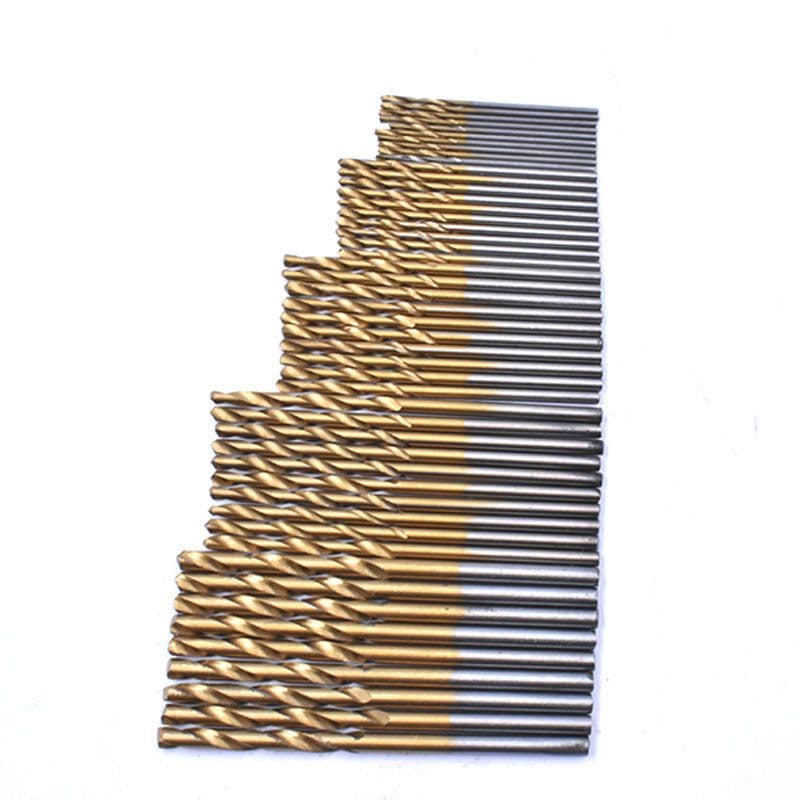 image-Straight Shank Twist Drill Bit Titanium Plated Hole Twist Drill Bit