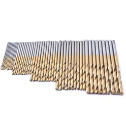 image-Straight Shank Twist Drill Bit Titanium Plated Hole Twist Drill Bit