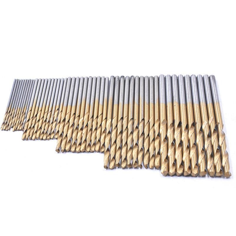 image-Straight Shank Twist Drill Bit Titanium Plated Hole Twist Drill Bit