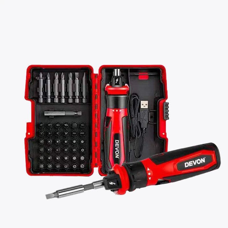 image-Electric Screwdriver Set Rechargeable Drill Tool Box