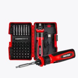 image-Electric Screwdriver Set Rechargeable Drill Tool Box