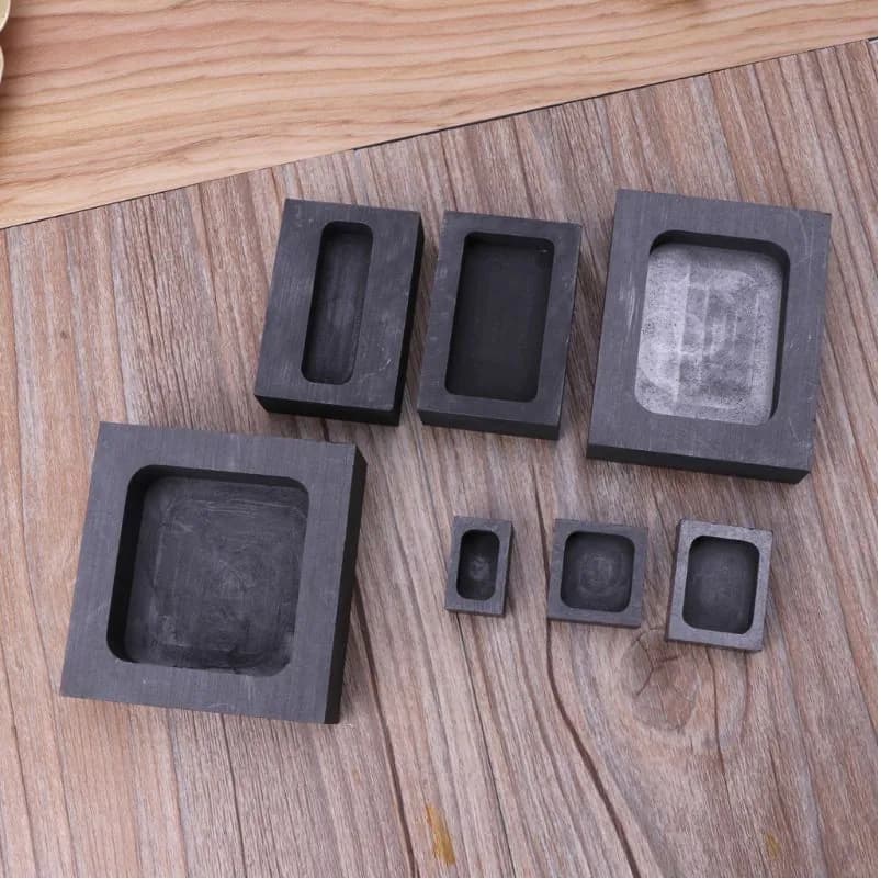 image-High-Purity Graphite Material Box Square Graphite Crucible Analysis And Melting Crucible Graphite Oil Tank Special Treatment Ingots