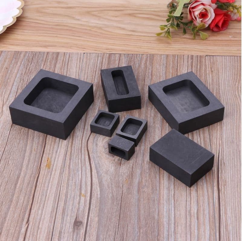 image-High-Purity Graphite Material Box Square Graphite Crucible Analysis And Melting Crucible Graphite Oil Tank Special Treatment Ingots