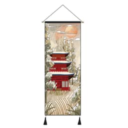 image-Japanese Style Hanging Painting Crane Lady Ukiyo-E Japanese Landscape Living Room Background Wall Decoration Painting Tatami Bedroom Mural