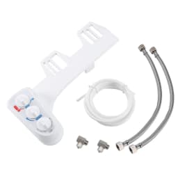 image-Bidet Spray Flushing spray Dual Nozzle Hot Cold Self Cleanin