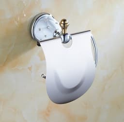 image-Diamond-studded Bath Towel Rack Golden Towel Rack Bathroom Bathroom Shelf